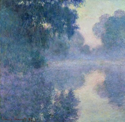 Filial do Sena perto de Giverny, 1897 de Claude Monet